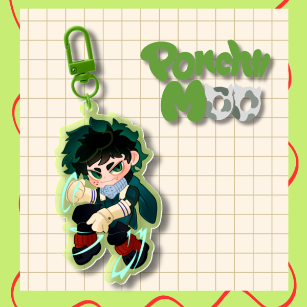 Deku Acrylic Keychains