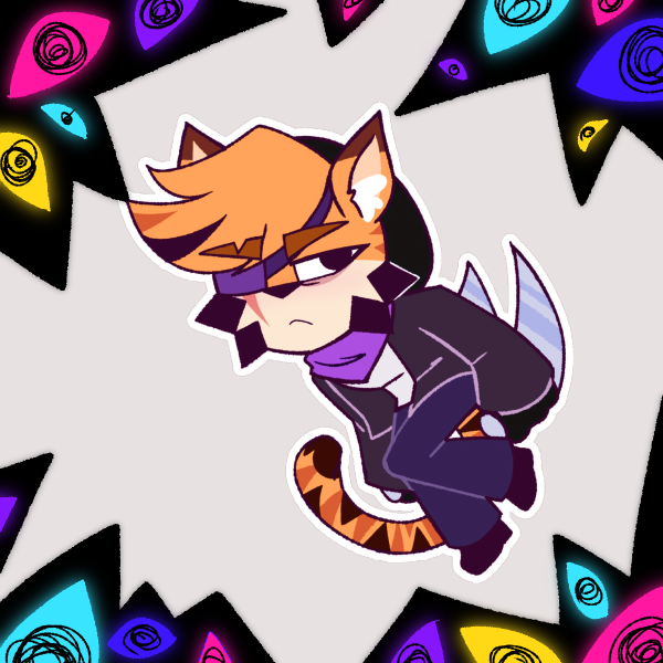🐽 Tigry Mate Sticker