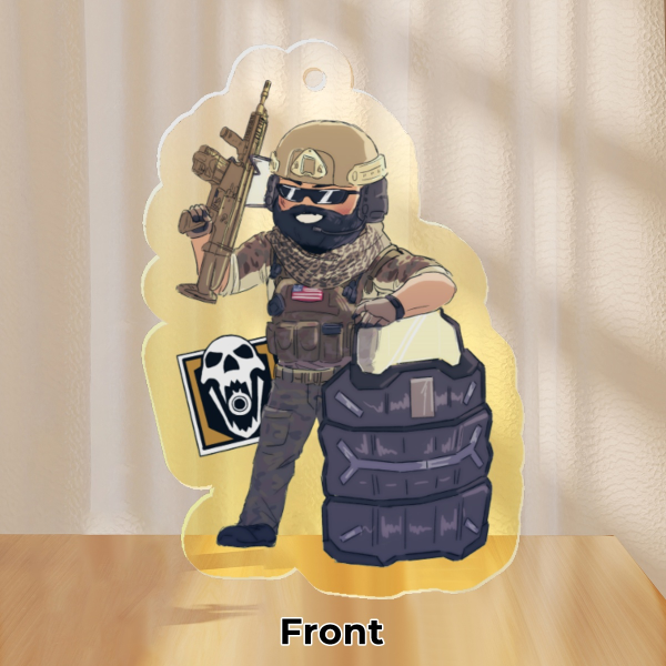 Blackbeard keychain