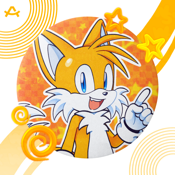 Tails - Round Badge