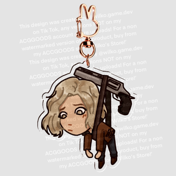 Grace Ashcroft Resident Evil Requiem Chibi Keyring (large)
