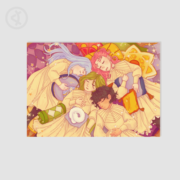 Sleepover Poster (A5) [ WHA ]