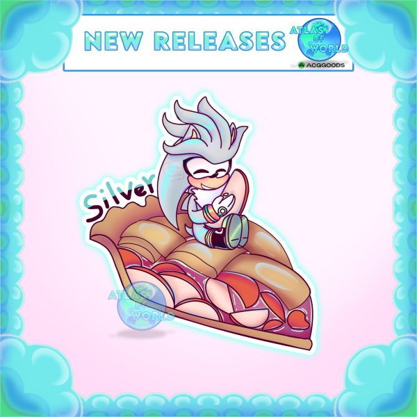 Silver the hedgehog  / Sweet mobians Acrylic Keychain