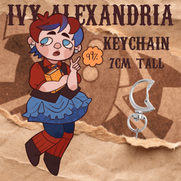 Ivy Alexandria Acrylic Keychain