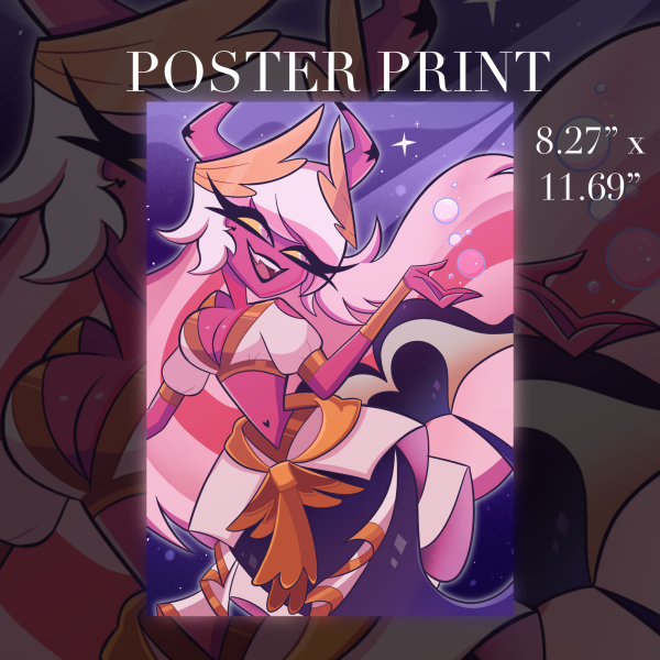 Mermaid Verosika Poster Print