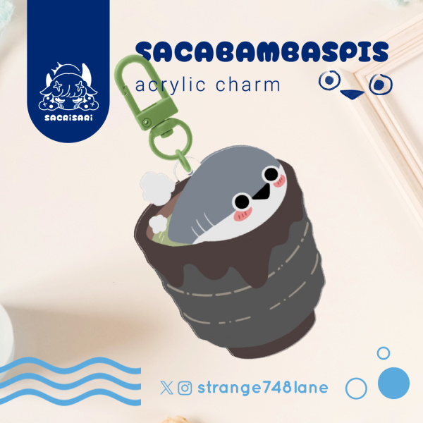 Matcha Sacabambaspis Acrylic Keychain