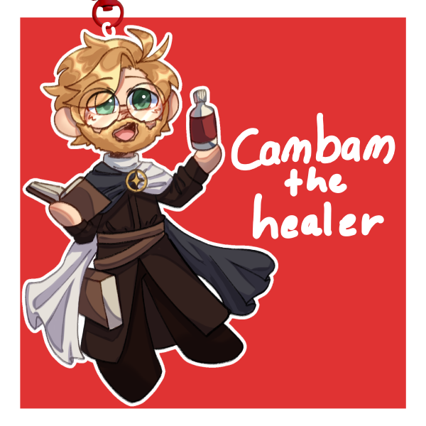 BfSmp Cambam Acrylic Keychain