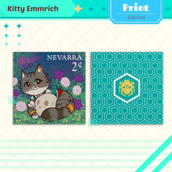 Kitty Emmrich - Stamp (10cm print)