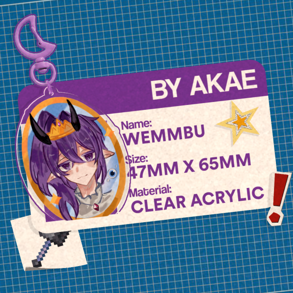 Wemmbu Acrylic Keychains