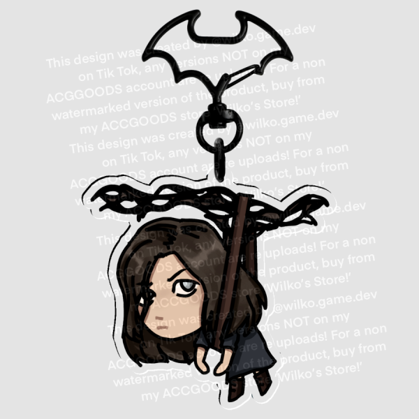 Eveline (EVE) Resident Evil 7 Biohazard Chibi Keyring (large)