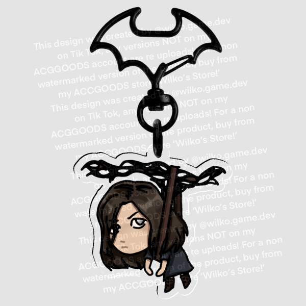 Eveline (EVE) Resident Evil 7 Biohazard Chibi Keyring (medium)