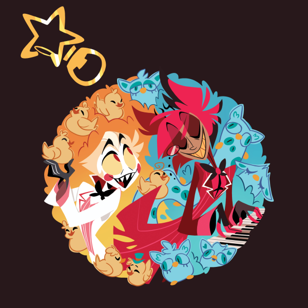 Radioapple ducks & furbies keychain