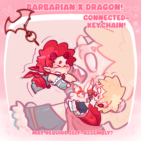 Hero Dragon Kiri x Barbarian Connection Acrylic Keychains