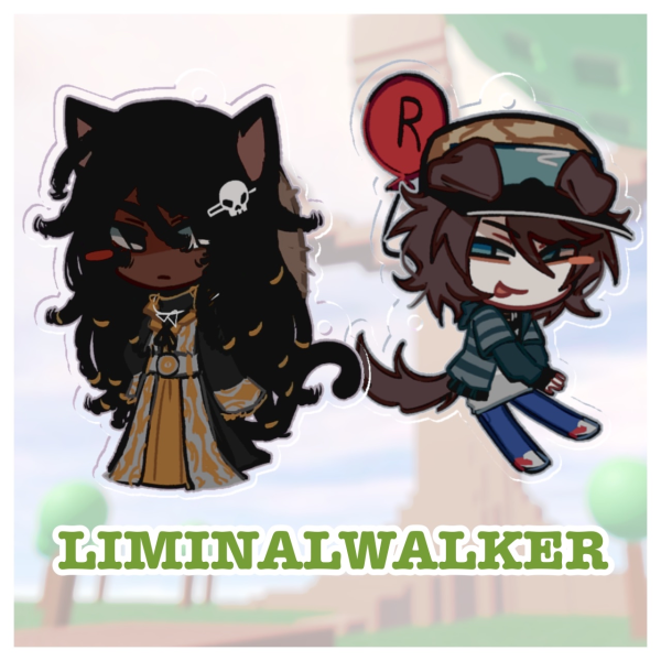 [R313] : LIMINALWALKER Acrylic Magnet Keychains