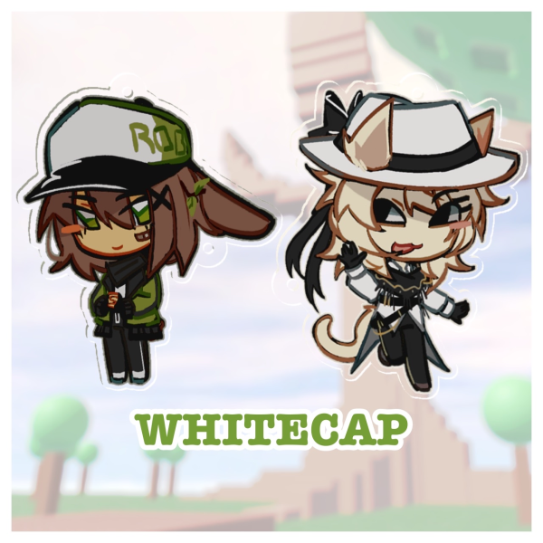[R313] : WHITECAP Acrylic Magnet Keychains