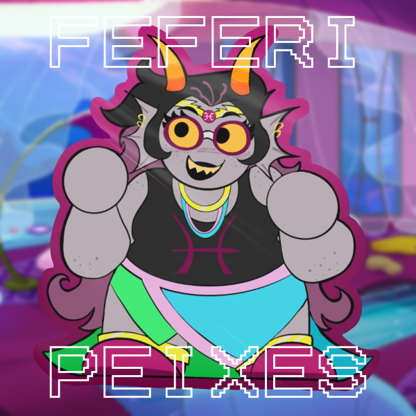 Homestuck - Feferi Sticker