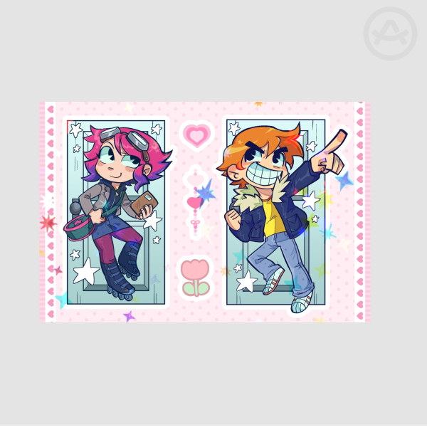 Scott and Ramona Sticker sheet