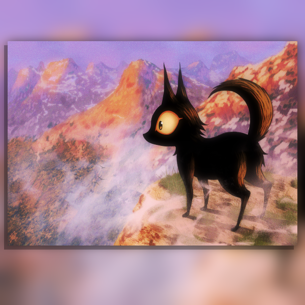 Mountain Wolf Print