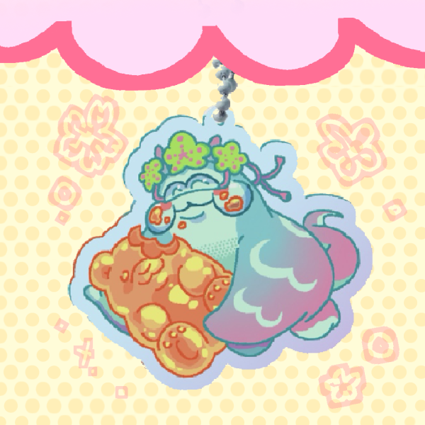 Springfest Bigman Rainbow Acrylic Keychain