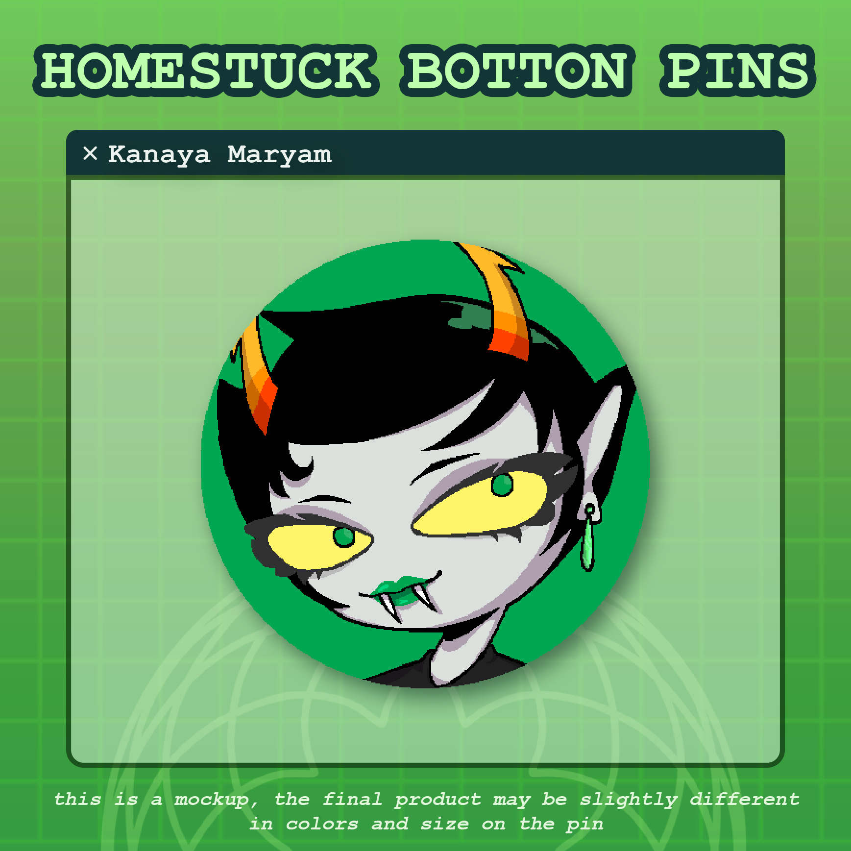 KANAYA (Button Pins)