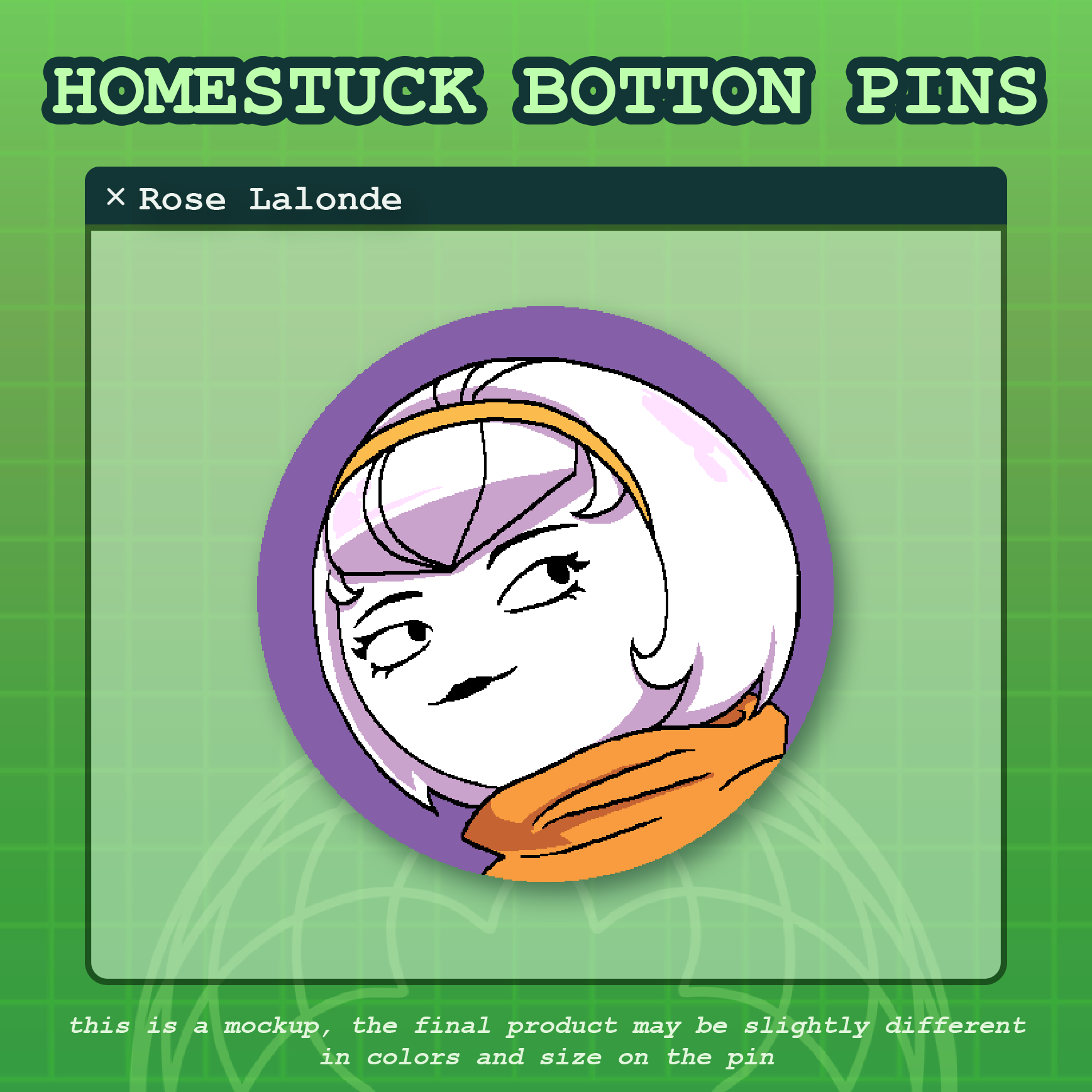 ROSE (Button Pins)
