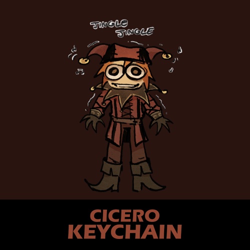 Silly Cicero Keychain