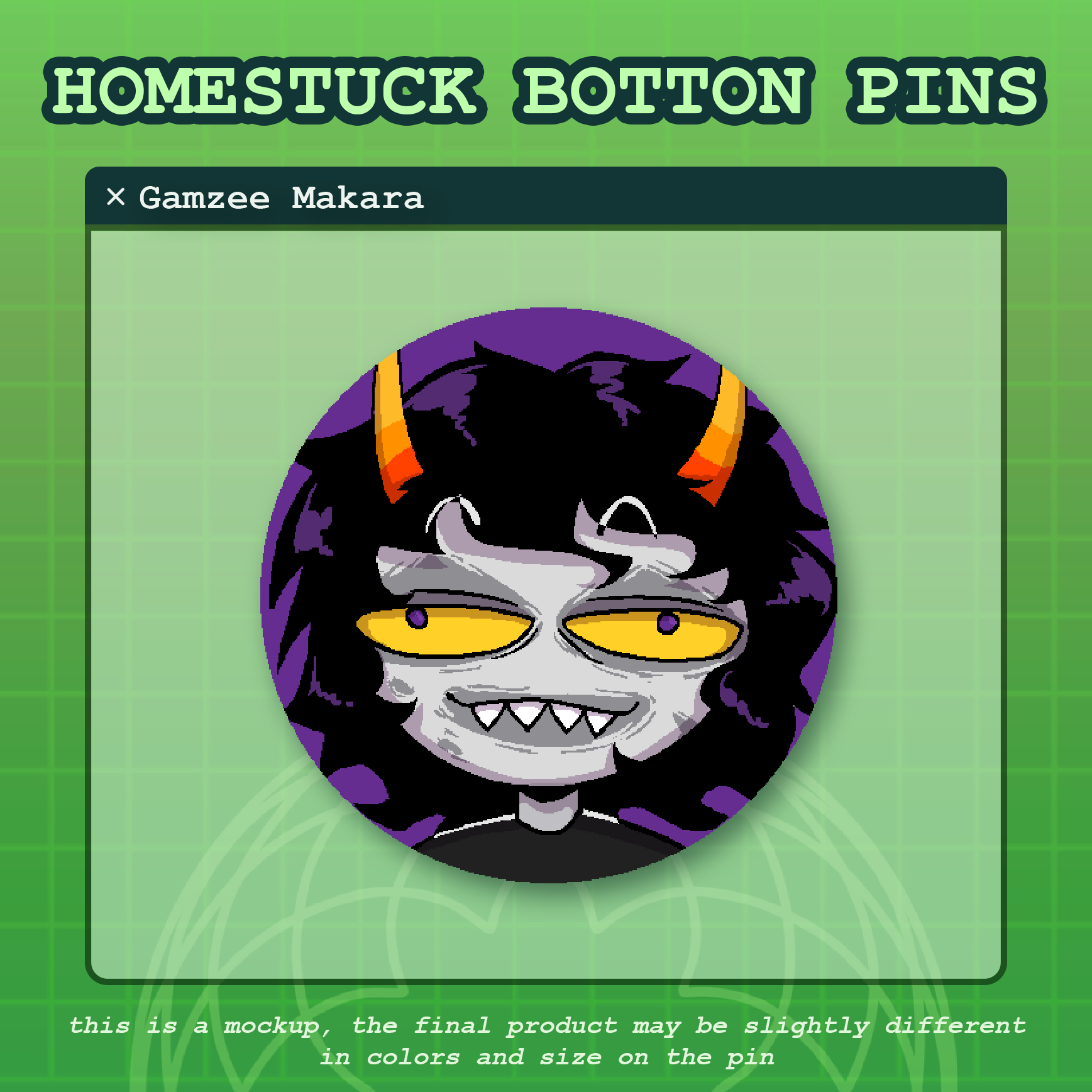 GAMZEE (Button Pins)