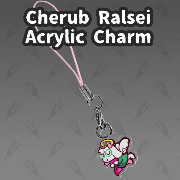 Cherub Ralsei Acrylic Phone Charm