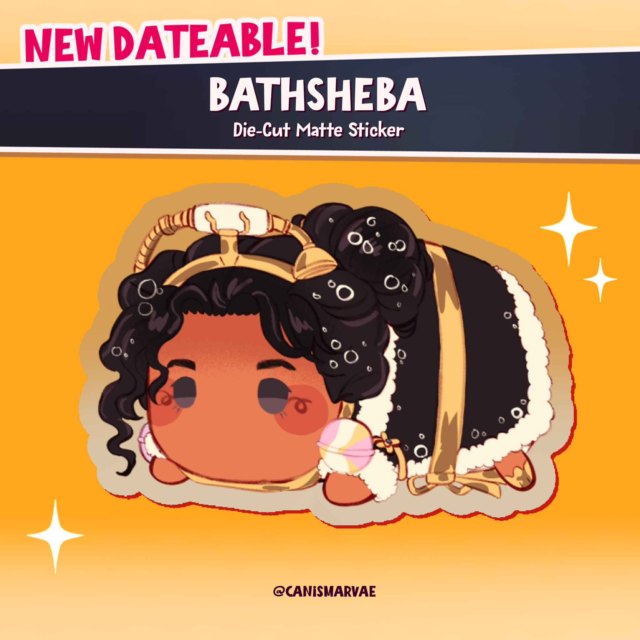 Bathsheba (Date Everything!) Tsum Die-Cut Matter Sticker
