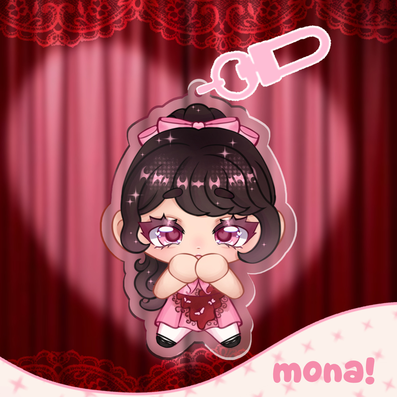 mona keychain ⋆ phantom siita