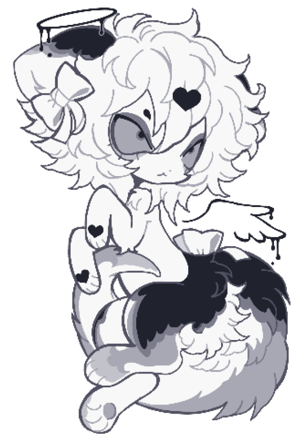 Dark angel | Heartless keychain