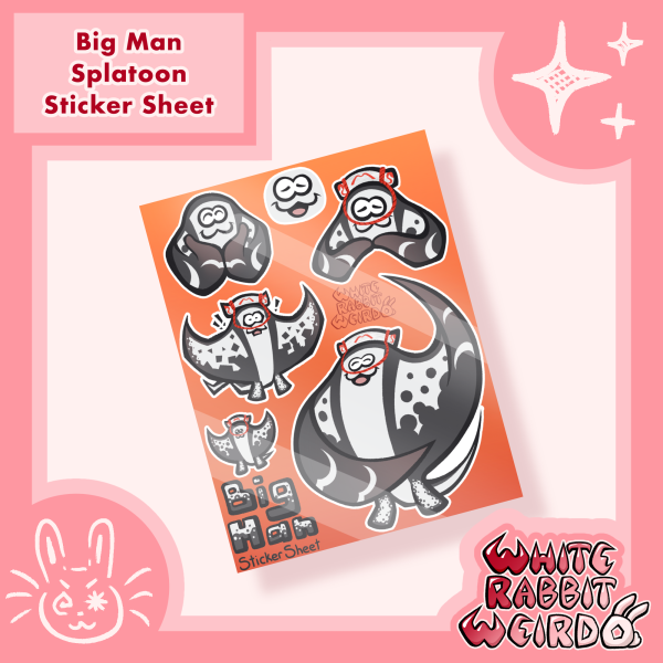Big Man - Splatoon Sticker Sheet