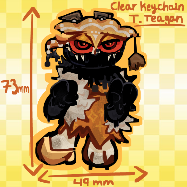 Twisted Teagan  Acrylic Keychains