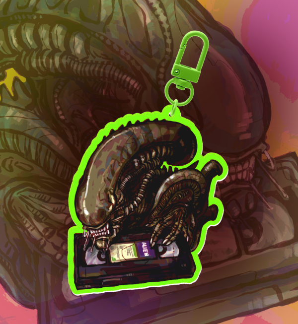 Alien -Xenomorph Legacy- Acrylic Ripple Keychain