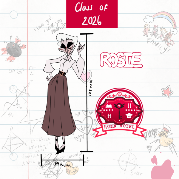 Rosie “class of 2026” teacher standee