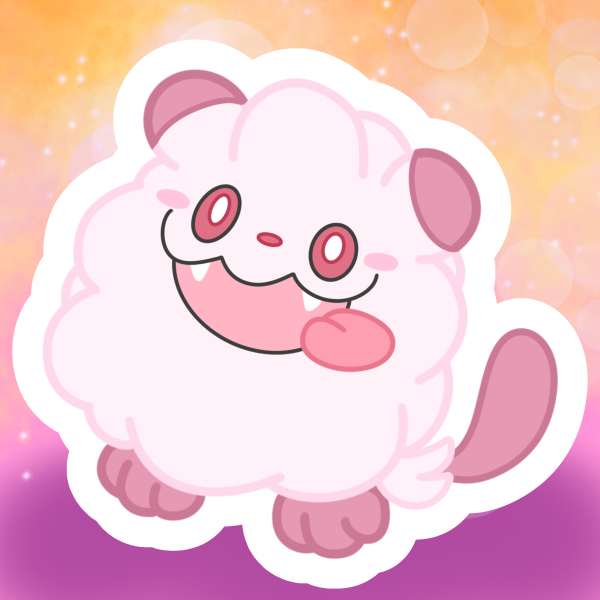 Swirlix Pokemon Sticker
