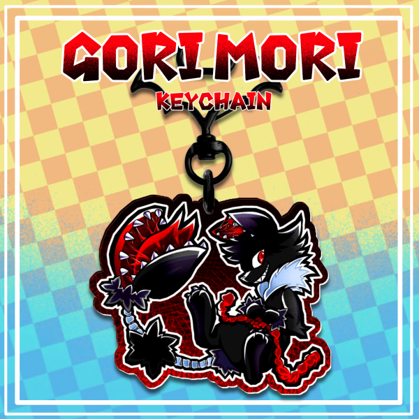 Gori Mori Colored Acrylic Keychain