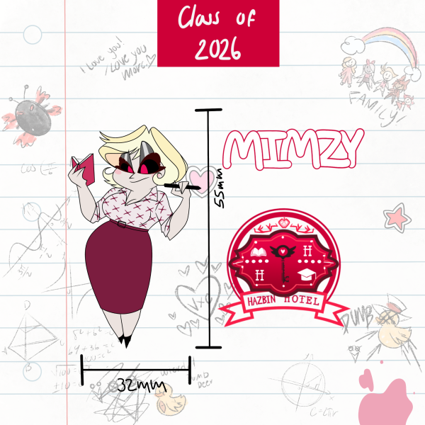 Mimzy “class of 2026” teacher standee