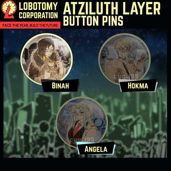[LobCorp] Binah 58mm Button Pin