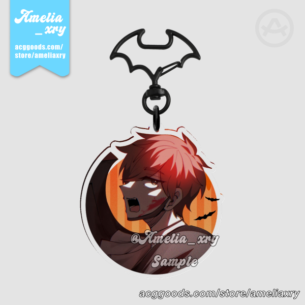 Vampire Fuuta Clear Acrylic Keychain
