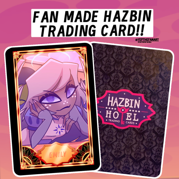 Hazbin Hotel Fan Made Trading Card