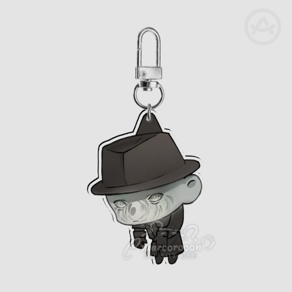RE2: MR. X Clear Acrylic Keychain