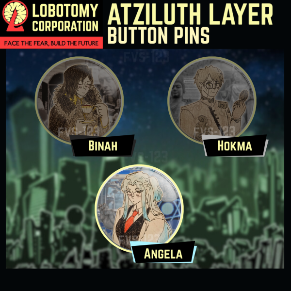 [LobCorp] Angela 58mm Button Pin