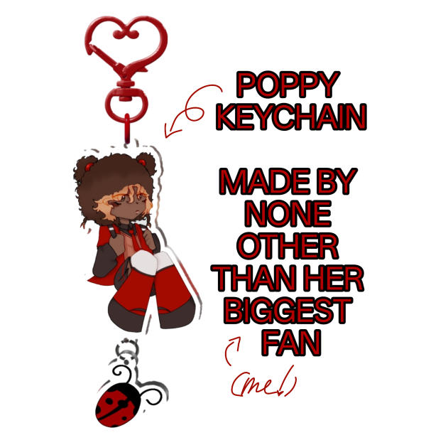Poppy Connection Keychain