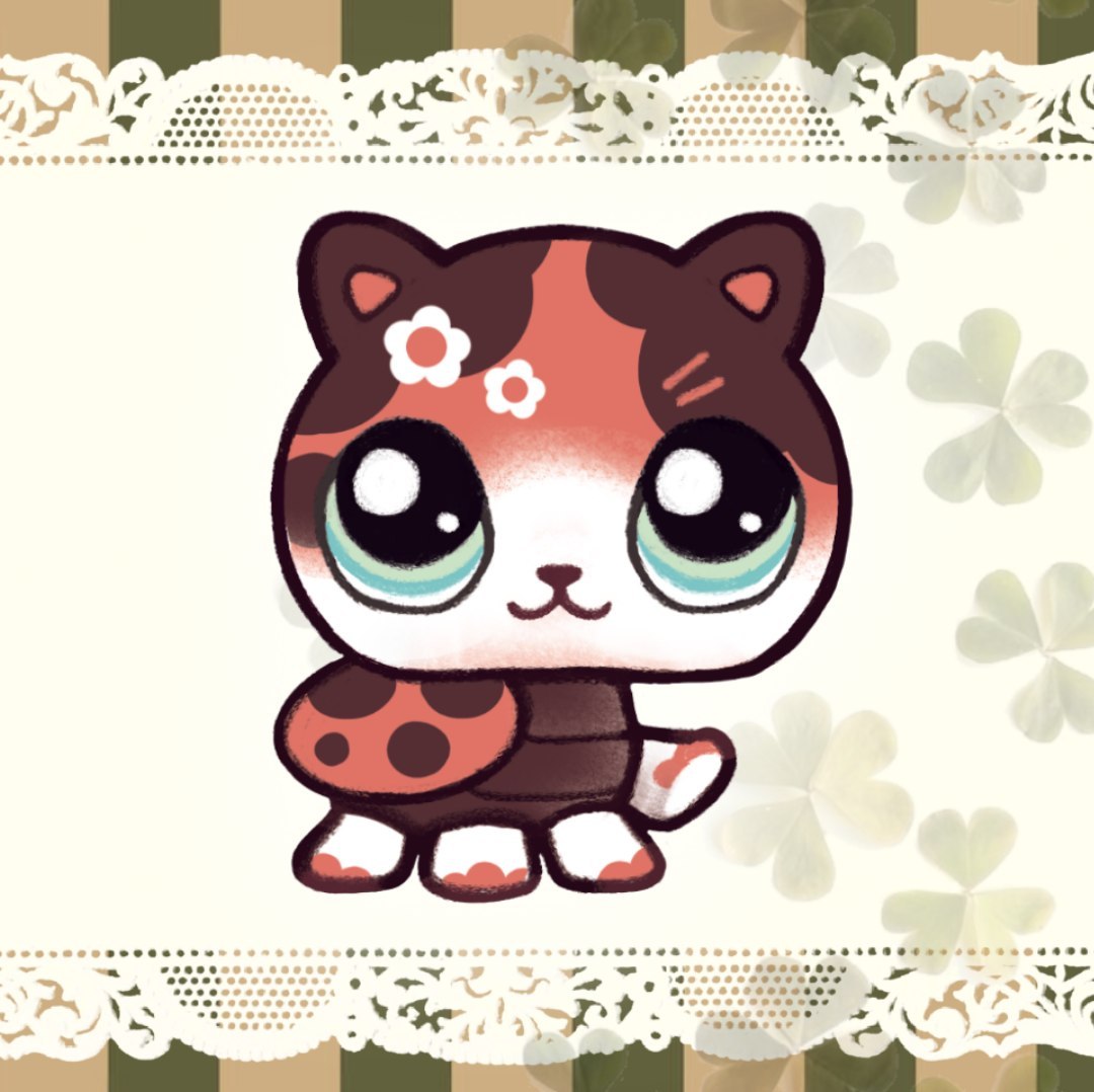 Cat-ladybag Keychain