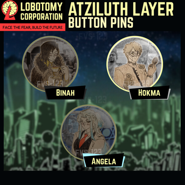 [LobCorp] Hokma 58mm Button Pin