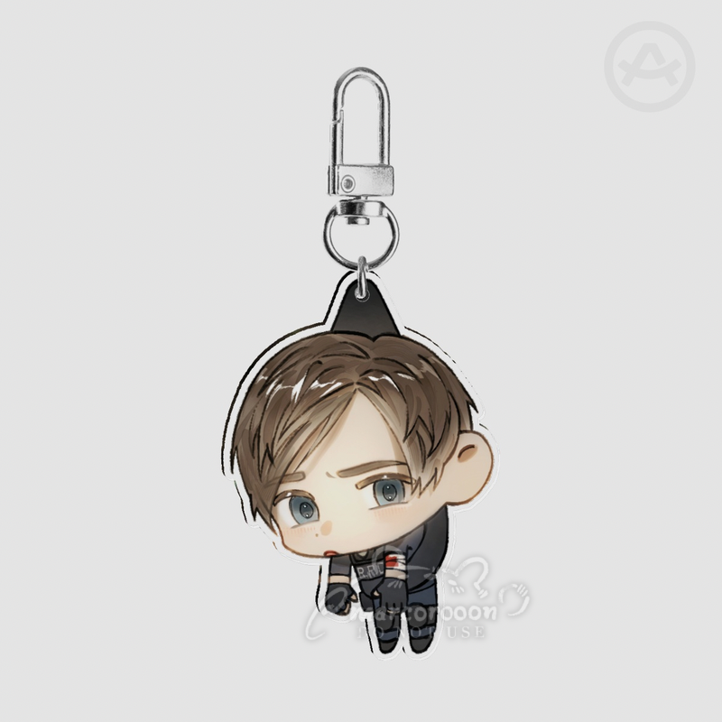 RE2: LEON Clear Acrylic Keychain