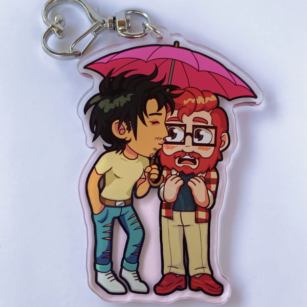 YIIK Wilfrid x Alex Ship Keychain
