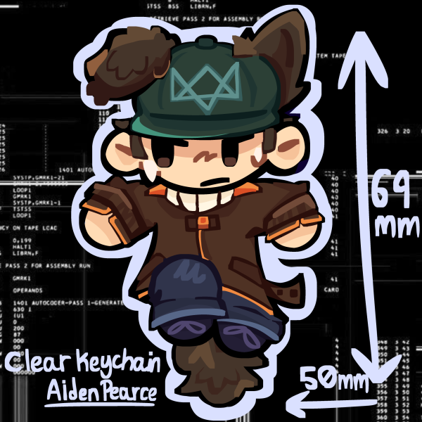 Aiden Pearce PuppyTail-wagging Pendant Watch Dogs