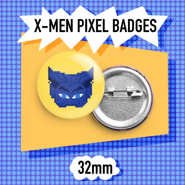 Beast/Hank McCoy- 32mm Round Badge